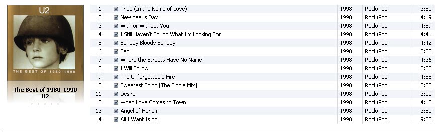 U2 - The Best of 1980-1990